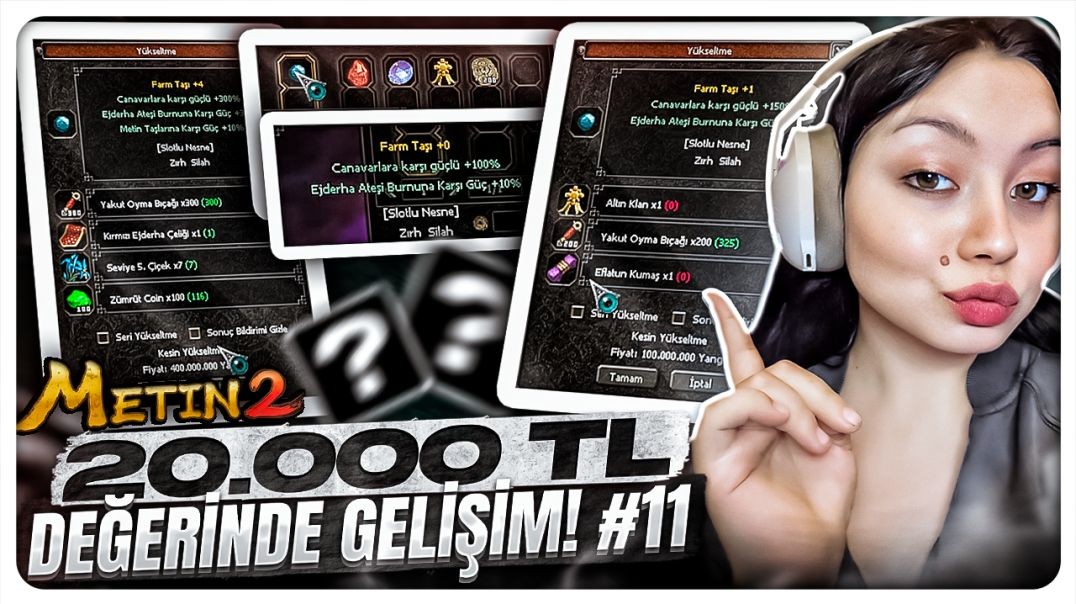 20.000TL DEĞERİNDE GELİŞİM YAPIYORUZ! MİN YATIRIMLA TOP30! #metin2pvp #metin2 #misali2