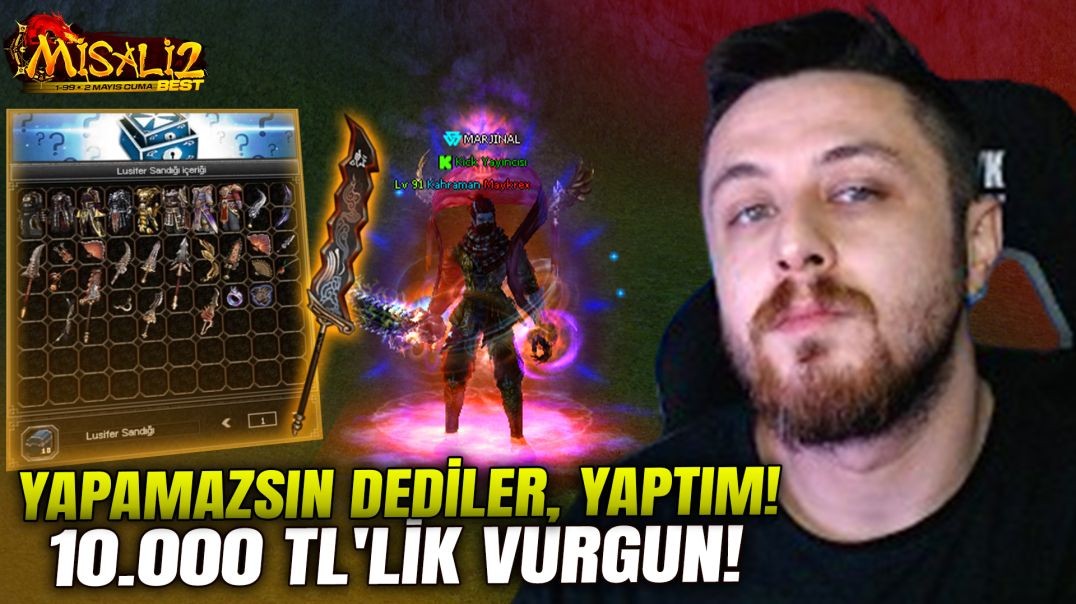 TEK TIKTA 10.000 TL KAZANMAK! OLMAZ DENİLENİ OLDURDUK! | Metin2 - Misali2