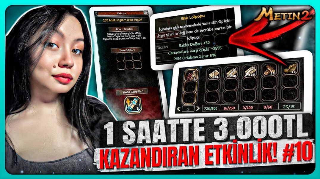 SADECE 1 SAATTE 3.000TL KAZANDIM! BU GELİŞİM SİZİ ŞAŞIRTACAK! #misali2